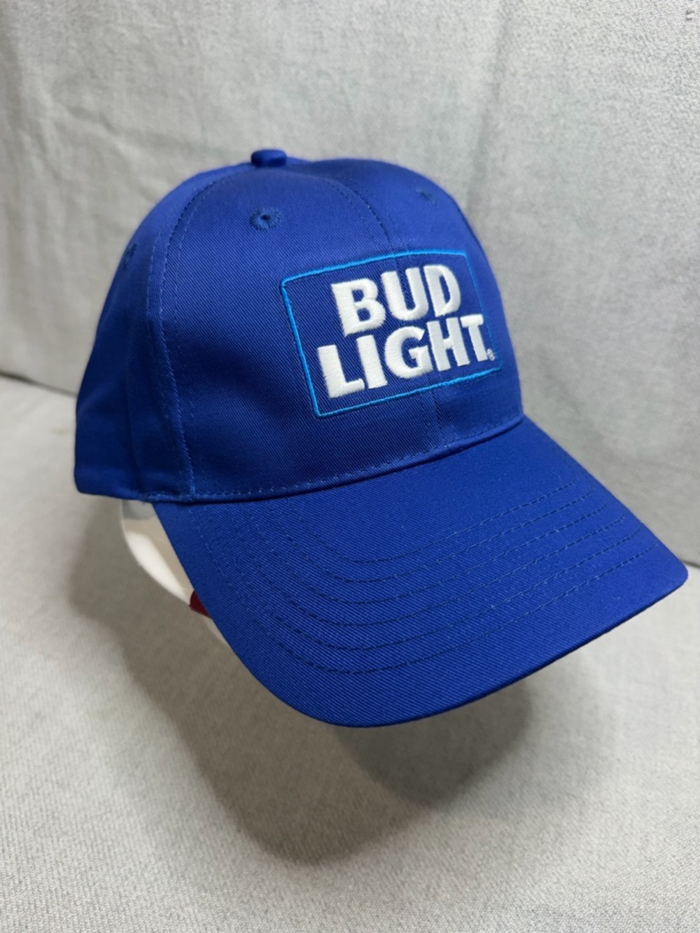 NWOT Bud Light Houston Brewery Embroidered Logo Cap in Royal Blue